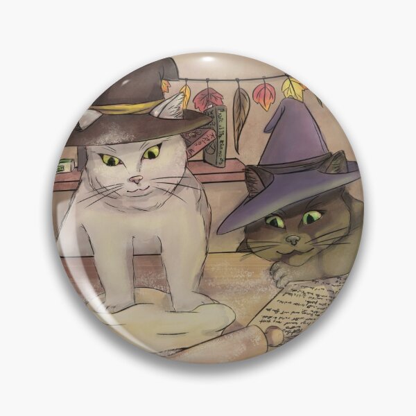 Item preview, Cat Witches Baking (Making Bread) designed and sold by banoffeebunny.