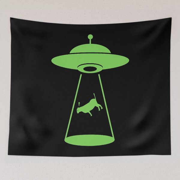 Item preview, UFO Abduct Cow designed and sold by Stickman--.
