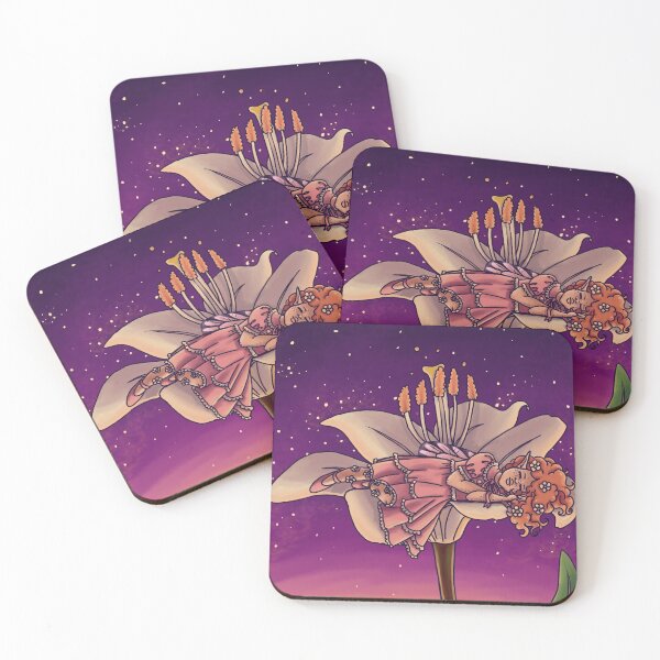 Item preview, Fairy Sleeping on a Flower designed and sold by banoffeebunny.