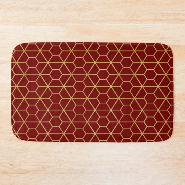 Item preview, Ice Crystal Facets // Red designed and sold by The Wellington Boot.