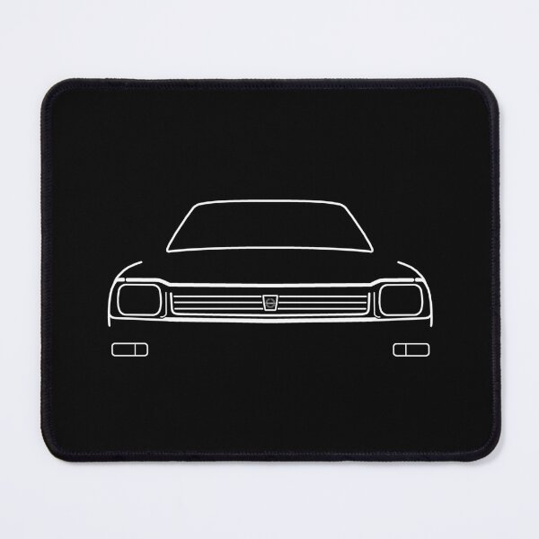 Item preview, Triumph Acclaim 1980s classic car white outline graphic designed and sold by soitwouldseem.