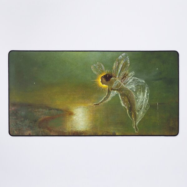 SPIRIT OF THE NIGHT by John Atkinson Grimshaw Desk Mat