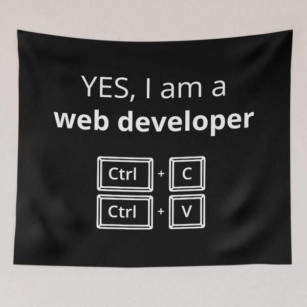 Item preview, Yes, I am a web developer designed and sold by apicon.