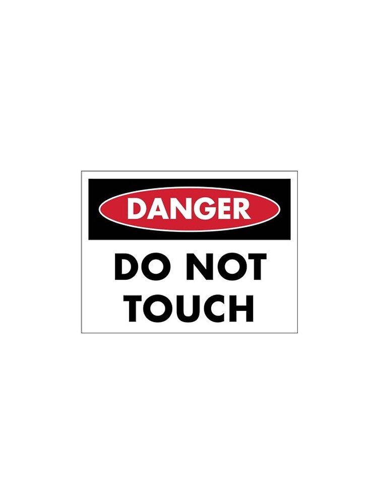 Thumbnail 5 of 5, iPhone Case, Danger Do Not Touch designed and sold by RJ20.