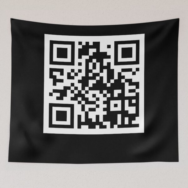 Aperçu de l'œuvre Rick Roll QR Code Classique créée et vendue par JosephAnthony01.