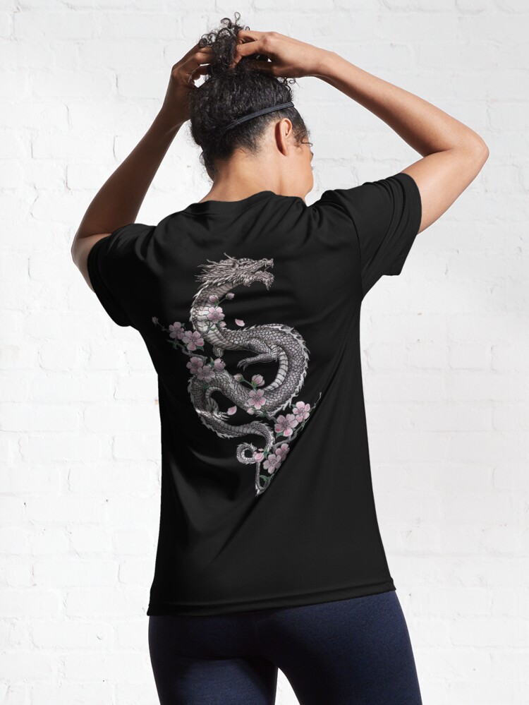 Shein Curve Black Dragon T-Shirt - For Sale in West Kelowna
