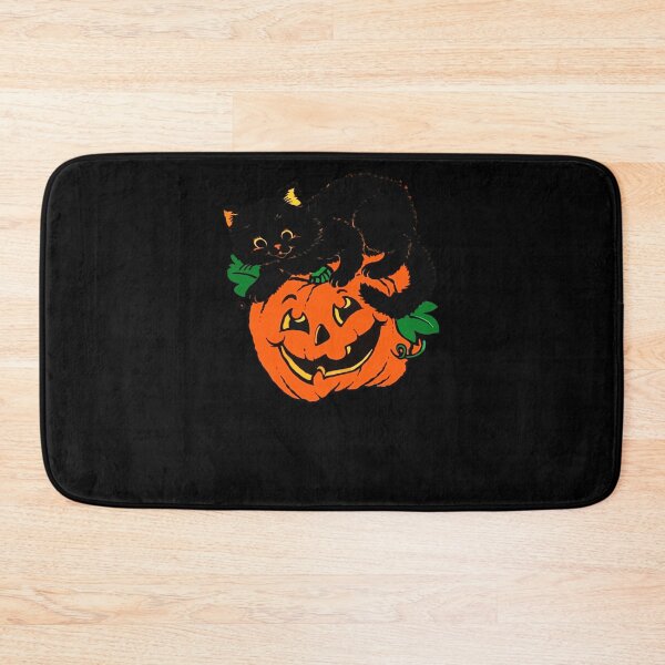 Item preview, Pumpkin and Black Cat Halloween Vintage Costume designed and sold by MOSESSECURITY.