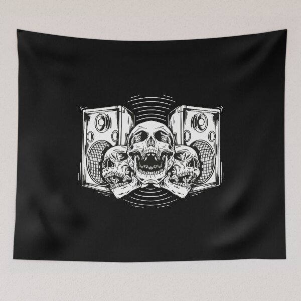 Item preview, Skull with loudspeaker designed and sold by DerSenat.