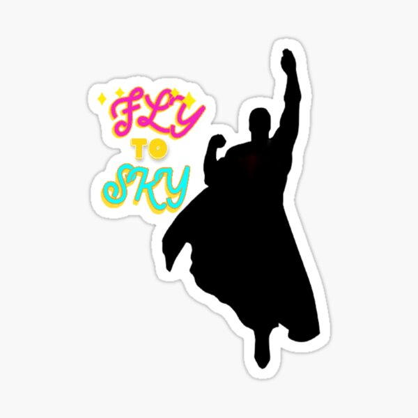 Fly to sky Sticker