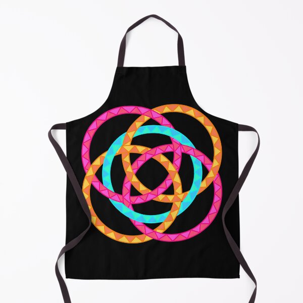 Item preview, Neon Woven Rings- Five Interlocking Rings Pattern (Variant One) designed and sold by nathanielmeeart.