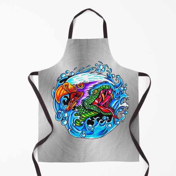 Item preview, fwc 0022 tatoo bald eagle venomous snake designed and sold by fred chiea.