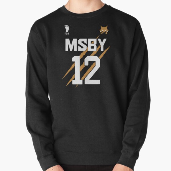 Haikyuu!! Kōtarō Bokuto - MSBY Black Jackals Jersey #12 Pullover Sweatshirt