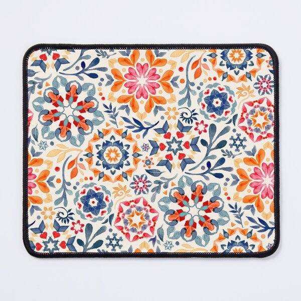 Item preview, Watercolor Kaleidoscope Floral - desaturated designed and sold by micklyn.