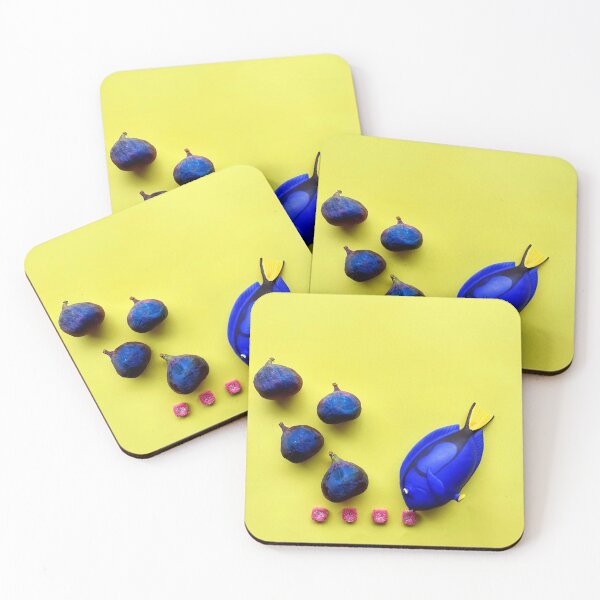 Item preview, Blue surgeon fish school designed and sold by orangerinka.