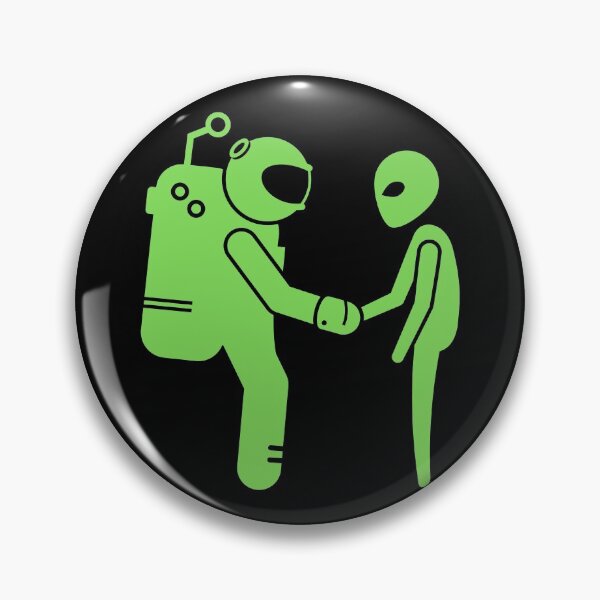 Item preview, Astronaut Shaking Hand With Alien designed and sold by Stickman--.