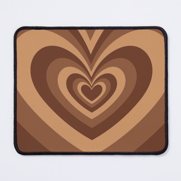 Item preview, Psychedelic Hearts (brown/brass) designed and sold by cadinera.