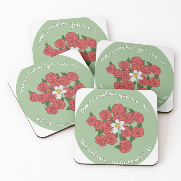 Artikelvorschau, Beatles-Zitat mit Blumen|Perfektes Geschenk|Beatles entworfen und verkauft von blancapaulaz.