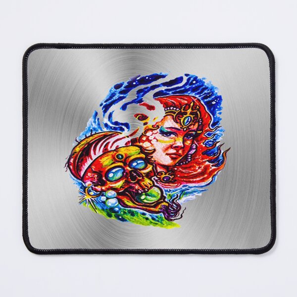 Item preview, fwc 0024 tatoo demon skull femalei designed and sold by fred chiea.