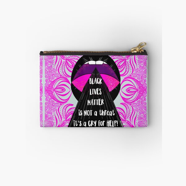 Item preview, Black Lives Matter Is Not A Threat It’s A Cry For Help BLM Quote designed and sold by Melanie-Palmer.
