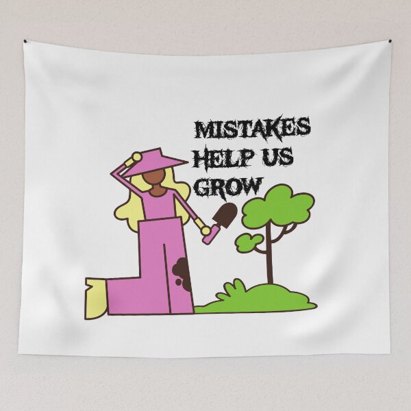 Item preview, MISTAKES HELP US GROW designed and sold by ADDI FRANK.