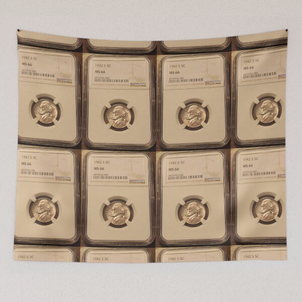 Item preview, 1942 S 5C MS66 NGC Jefferson Nickel designed and sold by coinsxcrochet.