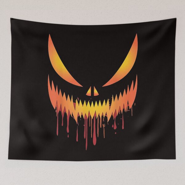 Item preview, Scary Halloween Party Pumpkin Face designed and sold by vivavu1984.