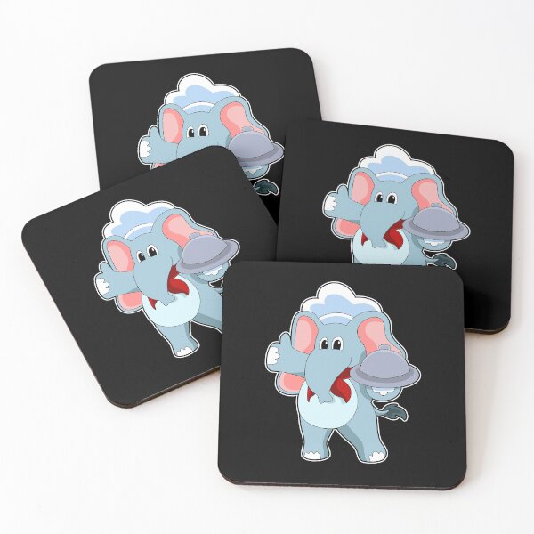 Item preview, Elephant as Waiter with Platter designed and sold by Snabdesign84.