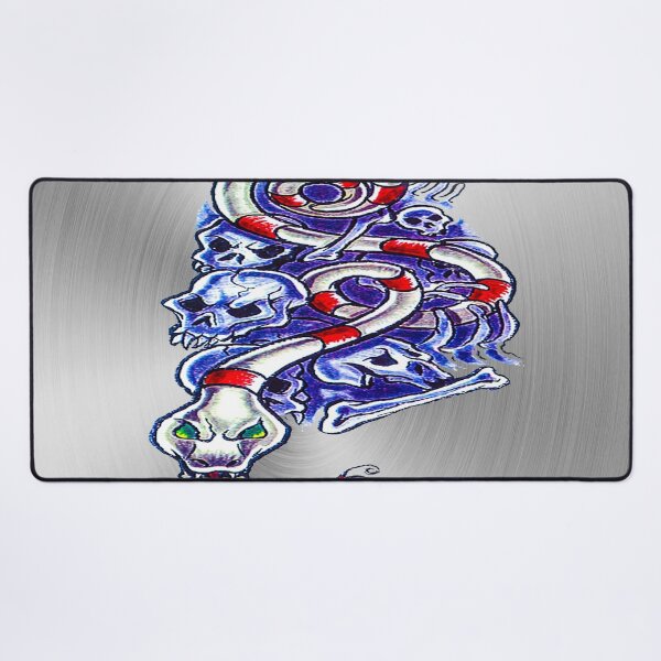 Item preview, fwc 0122 tatoo snake skull designed and sold by fred chiea.