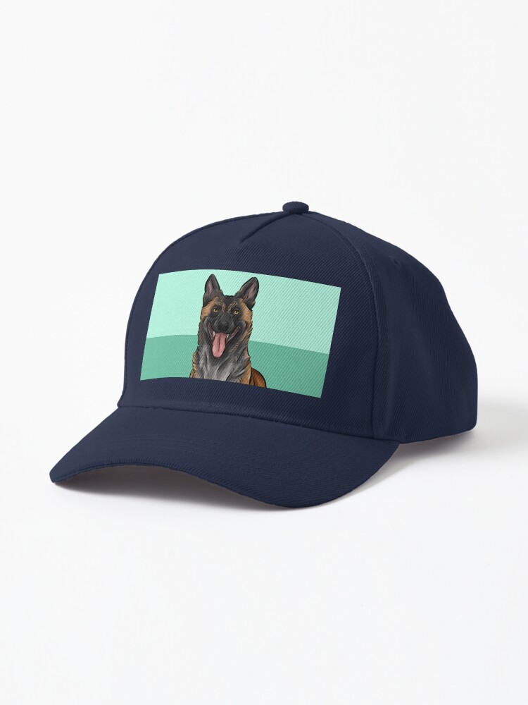 German Shepherd Dog Embroidered Baseball Caps