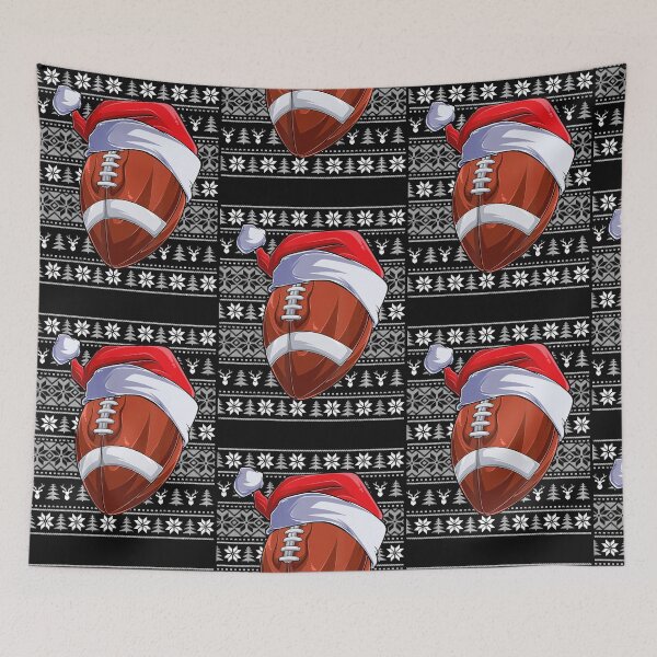 Item preview, Football Ball Santa Hat Christmas Ball Santa designed and sold by dokieuphuong.