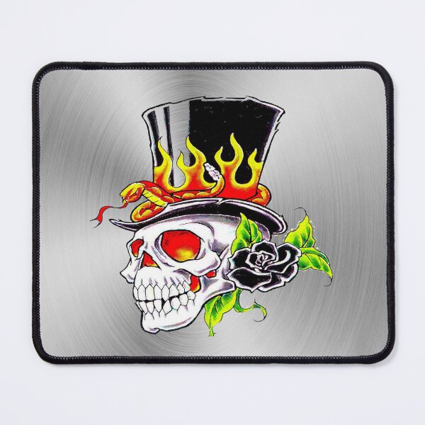 Item preview, fwc 0134 tatoo skull fire designed and sold by fred chiea.