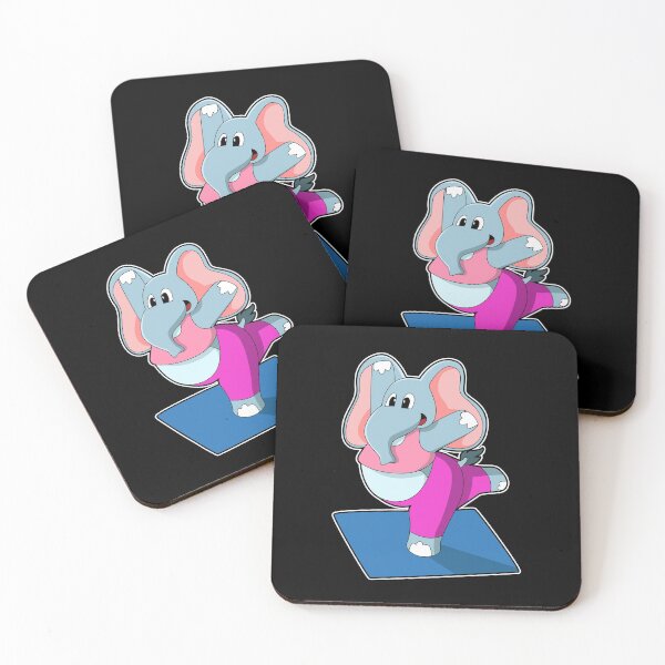 Item preview, Elephant at Yoga Stretching exercises in Standing designed and sold by Snabdesign84.