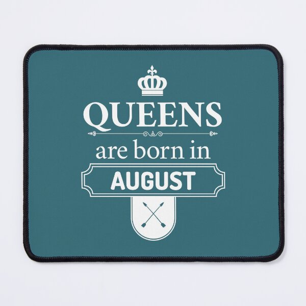 Item preview, Queens Are Born In August | Birthday Gift | designed and sold by Minimalwiz.