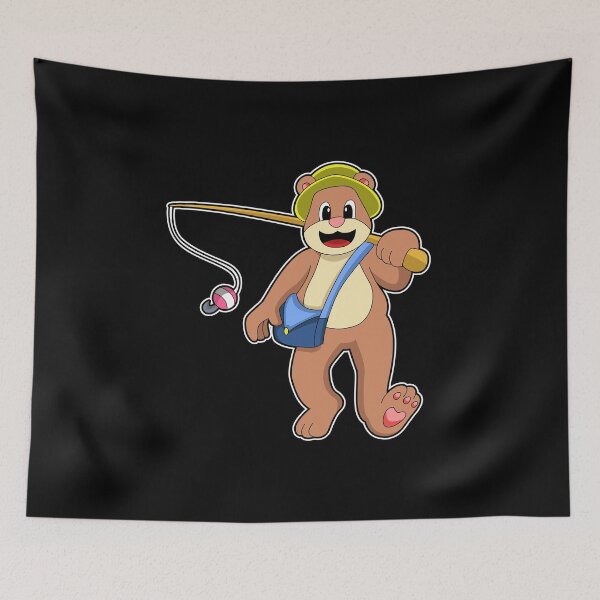 Item preview, Bear Angler Fishing rod Fishing designed and sold by Snabdesign84.