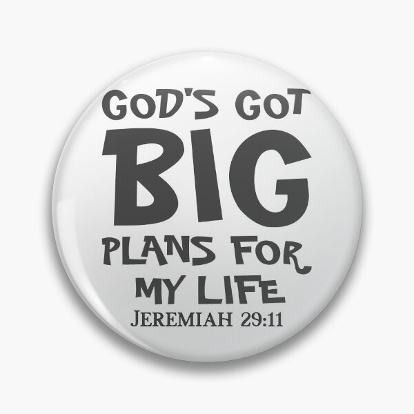 Item preview, Christian Design - God's Got Big Plans for My Life - Bible Verse, Jeremiah 29:11 designed and sold by simplydesignart.