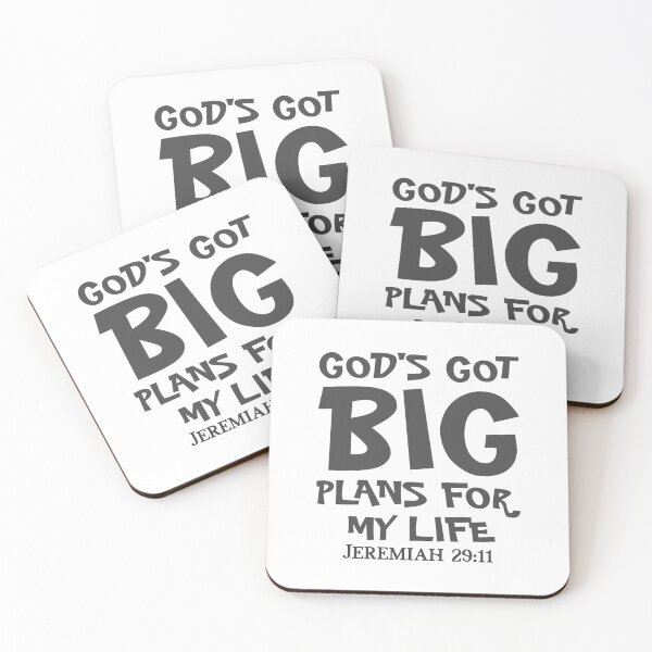Item preview, Christian Design - God's Got Big Plans for My Life - Bible Verse, Jeremiah 29:11 designed and sold by simplydesignart.