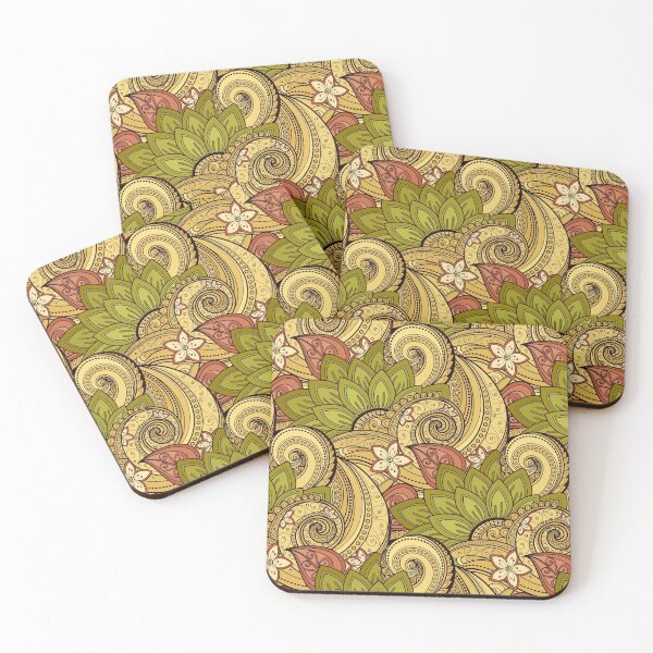 Item preview, Paisley Print with Vintage Floral Motifs designed and sold by lissantee.