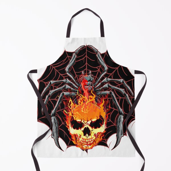 Item preview, skeleton spider with skull flaming designed and sold by diva-design.
