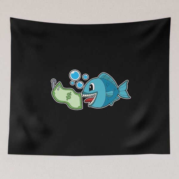 Item preview, Fish with Bank note designed and sold by Snabdesign84.