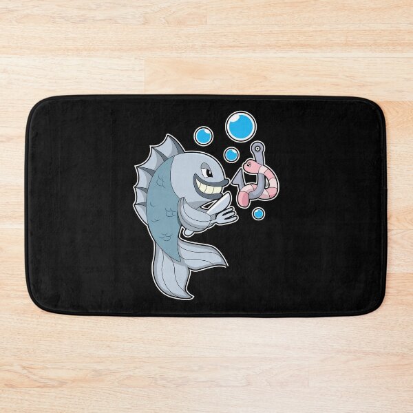Item preview, Fish with Fish hook & Worm designed and sold by Snabdesign84.