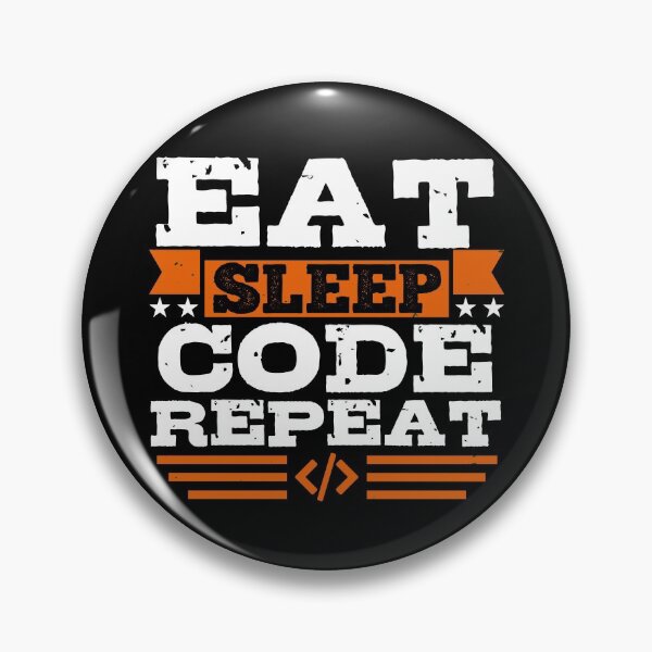 Artikelvorschau, Essen. Schlaf. Code. Wiederholen. Lustige Programmierer sagen, unendliche Schleife für jeden Programmierer! - Komisch entworfen und verkauft von Programmer's Life and Humor.