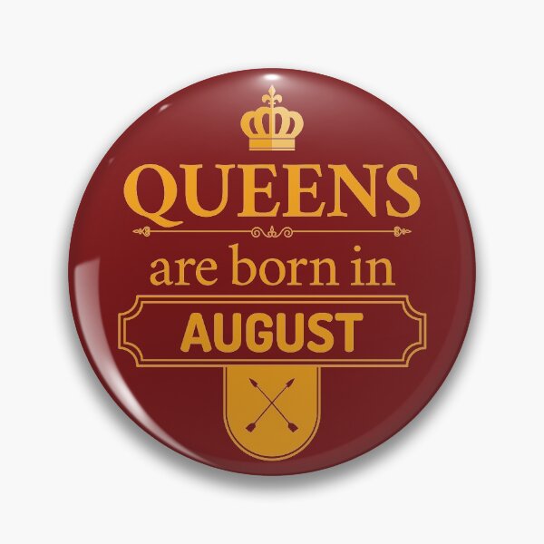Item preview, Queens Are Born In August | Birthday Gift | designed and sold by Minimalwiz.