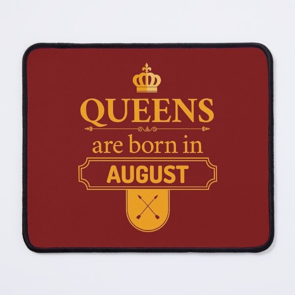 Item preview, Queens Are Born In August | Birthday Gift | designed and sold by Minimalwiz.