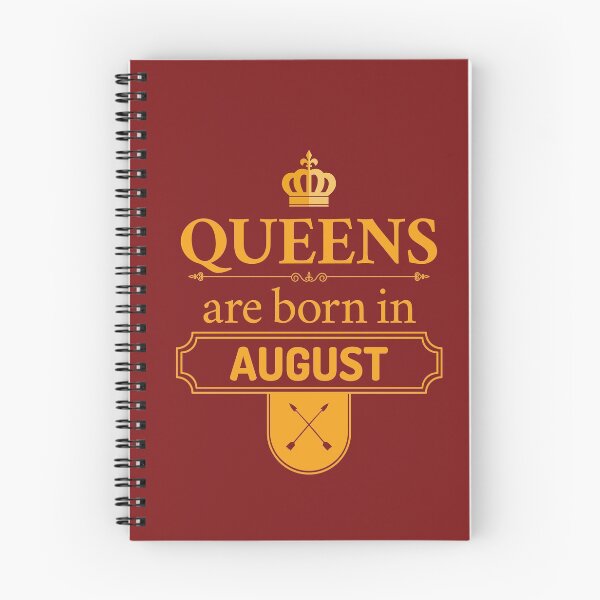 Item preview, Queens Are Born In August | Birthday Gift | designed and sold by Minimalwiz.