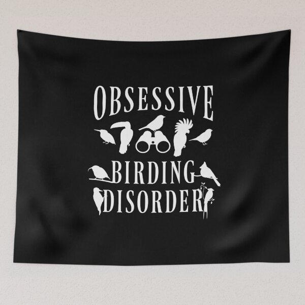 Item preview, Birder Birdwatcher Birdwatching Obsessive Birding Disorder  designed and sold by The Junto Shop.