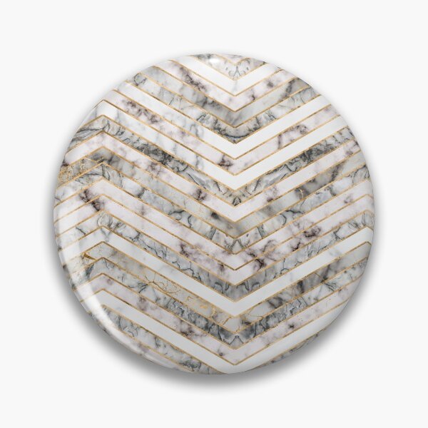 Item preview, Geometric Pattern - White Marble Texture and Gold designed and sold by k9printart.