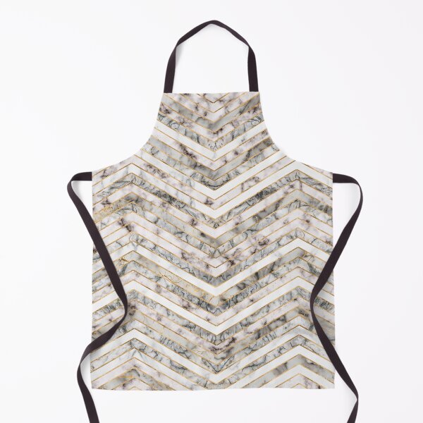 Item preview, Geometric Pattern - White Marble Texture and Gold designed and sold by k9printart.