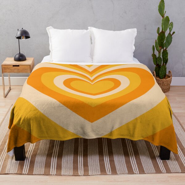 Item preview, Kaleidoscope of Beating Hearts (yellow + orange + beige) designed and sold by cadinera.