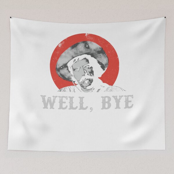 Item preview, Well, Bye in white stencil Classic designed and sold by childhoodgrab.