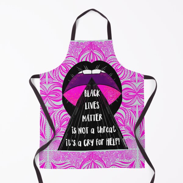 Item preview, Black Lives Matter Is Not A Threat It’s A Cry For Help BLM Quote designed and sold by Melanie-Palmer.